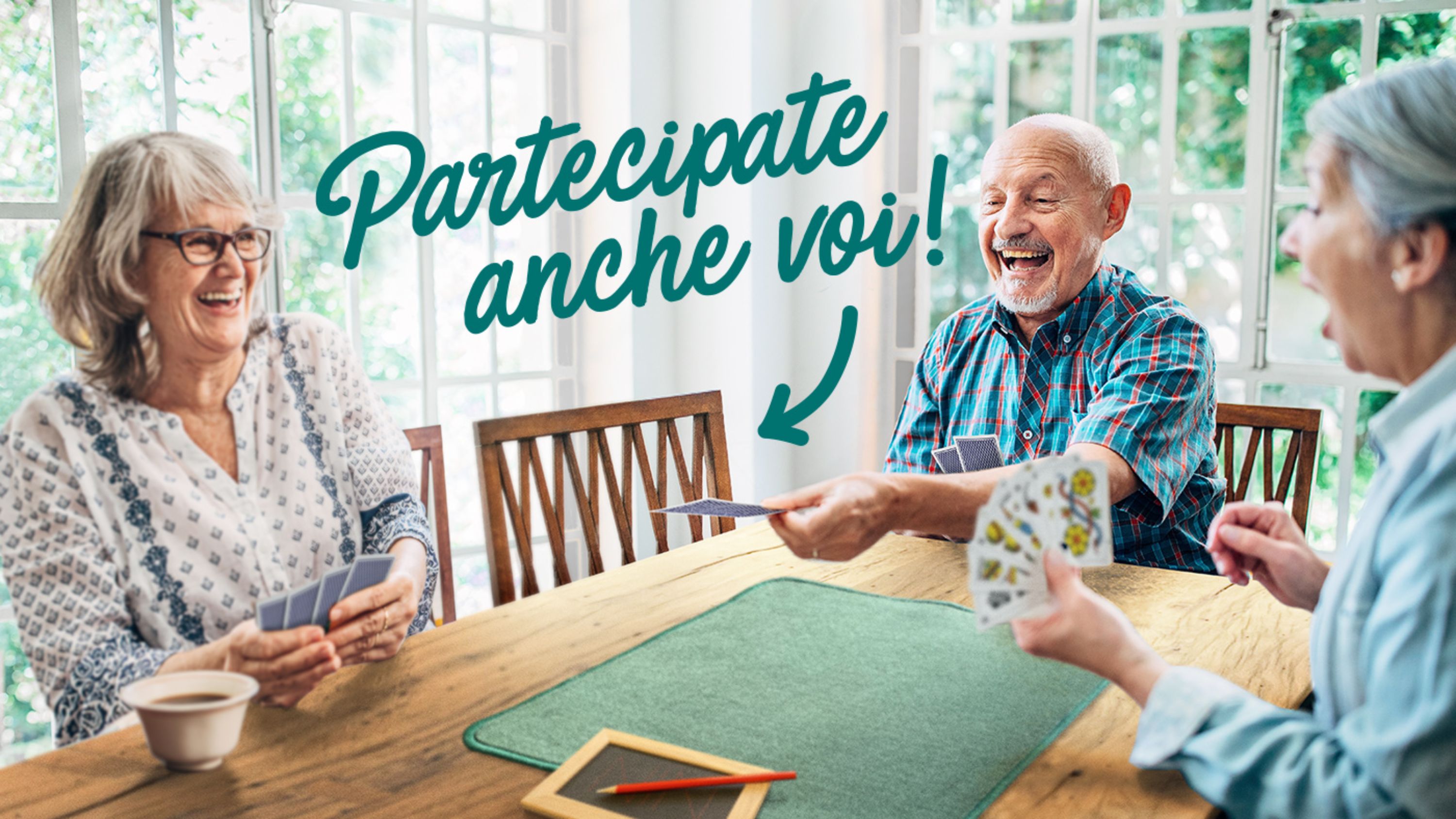 Anziani che giocano a Jassen